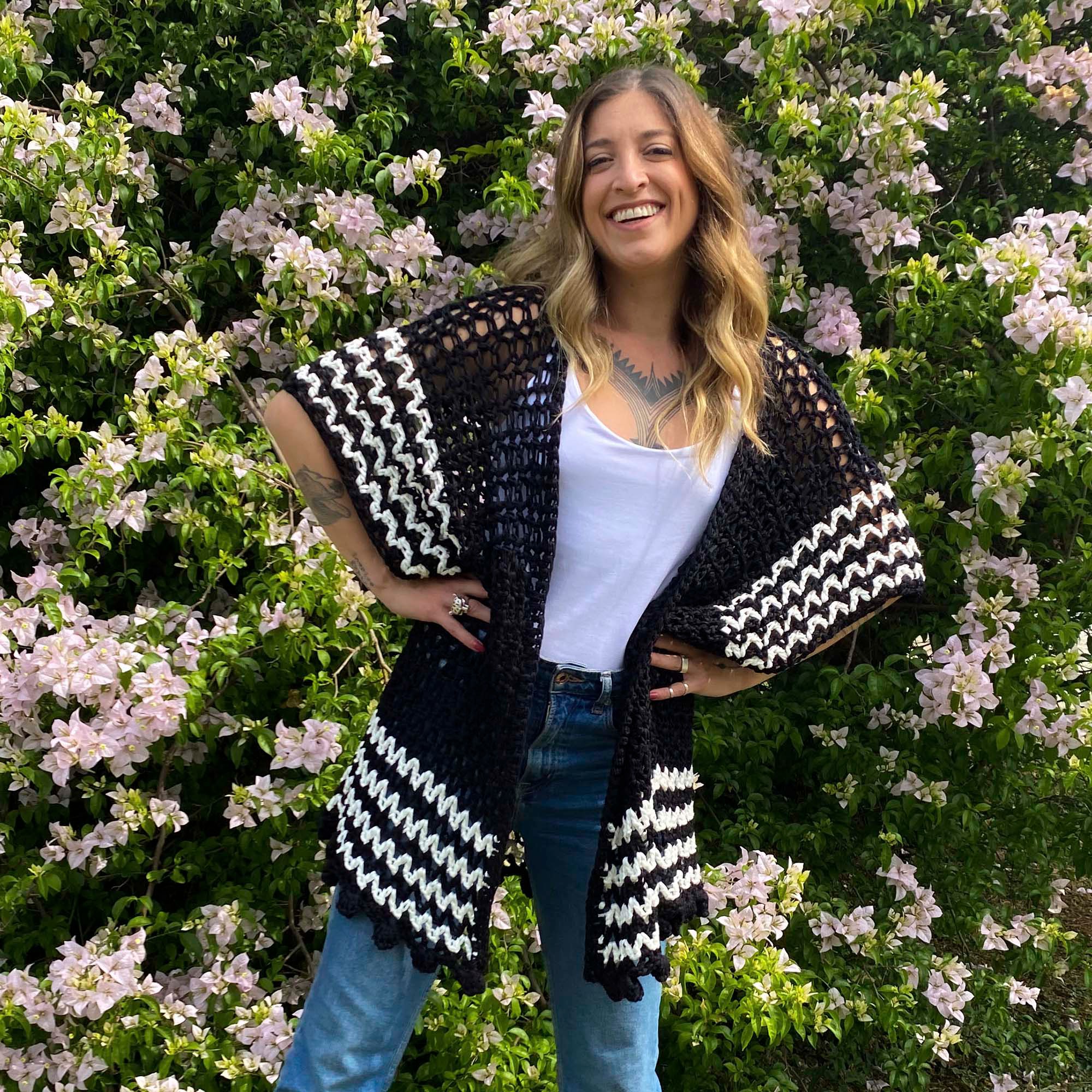 Kimono de Crochê como Saída de Praia: 5 Looks Incríveis