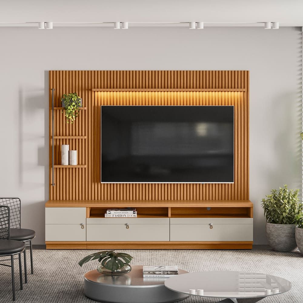 Como organizar cabos atrás do painel de TV