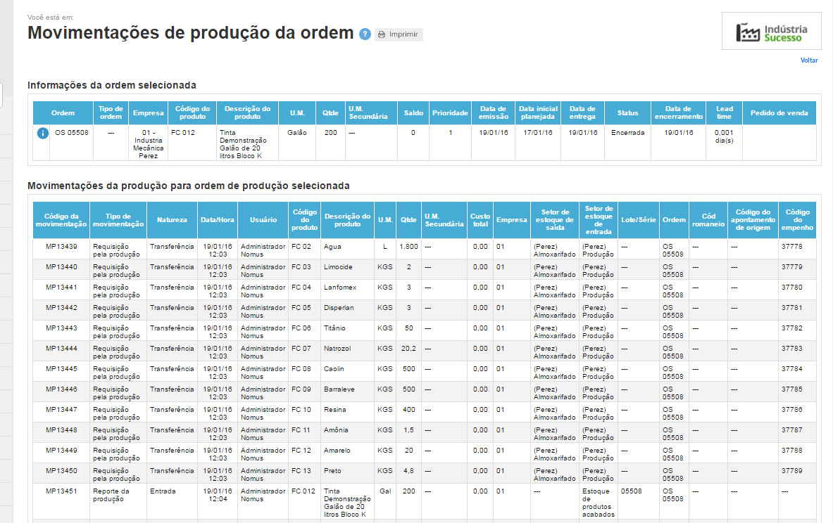 um programa para controle de estoque