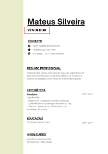 Resumo Profissional para Jovem Aprendiz: Guia Completo