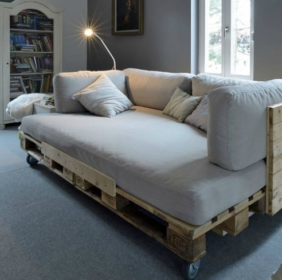 um sofá de pallet passo a passo