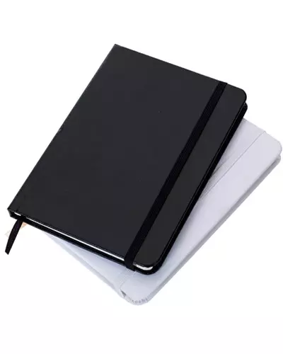 uma caderneta de anotações