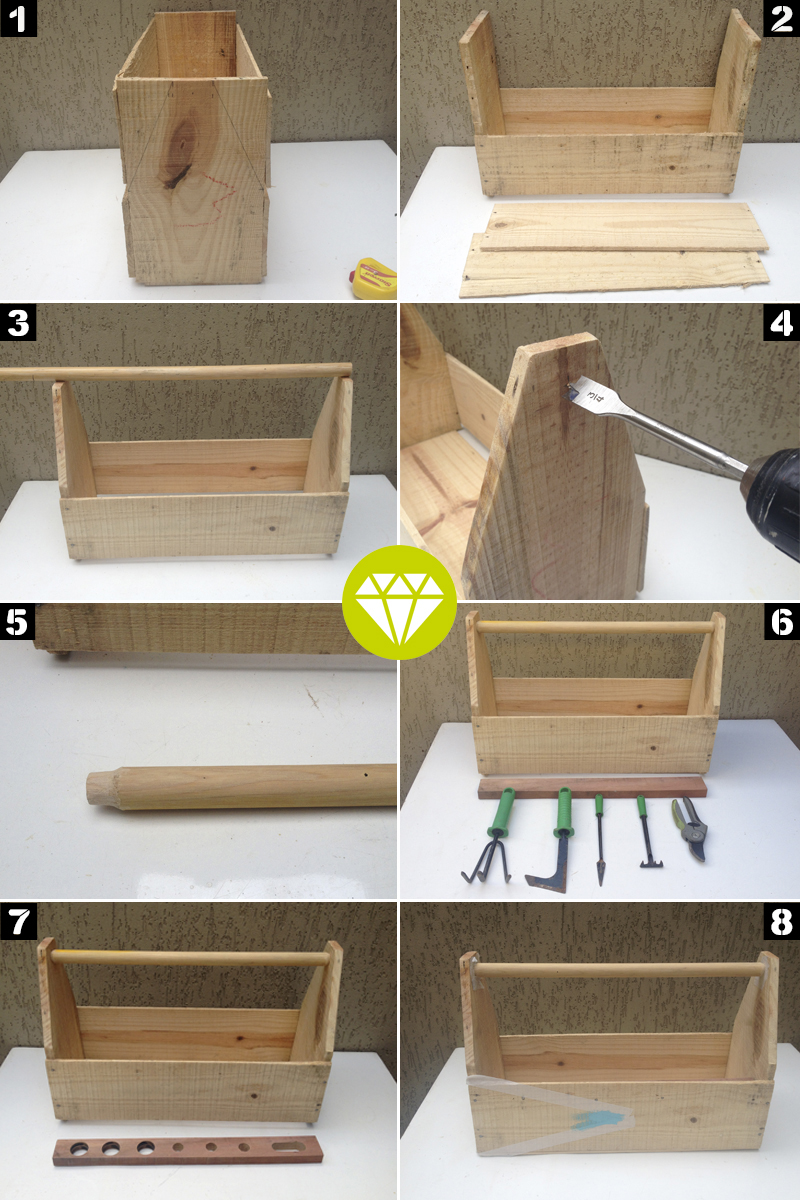 Projetos DIY de Caixas de Ferramentas de Madeira para Iniciantes