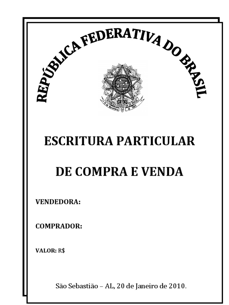escritura pública ou contrato particular qual a diferença