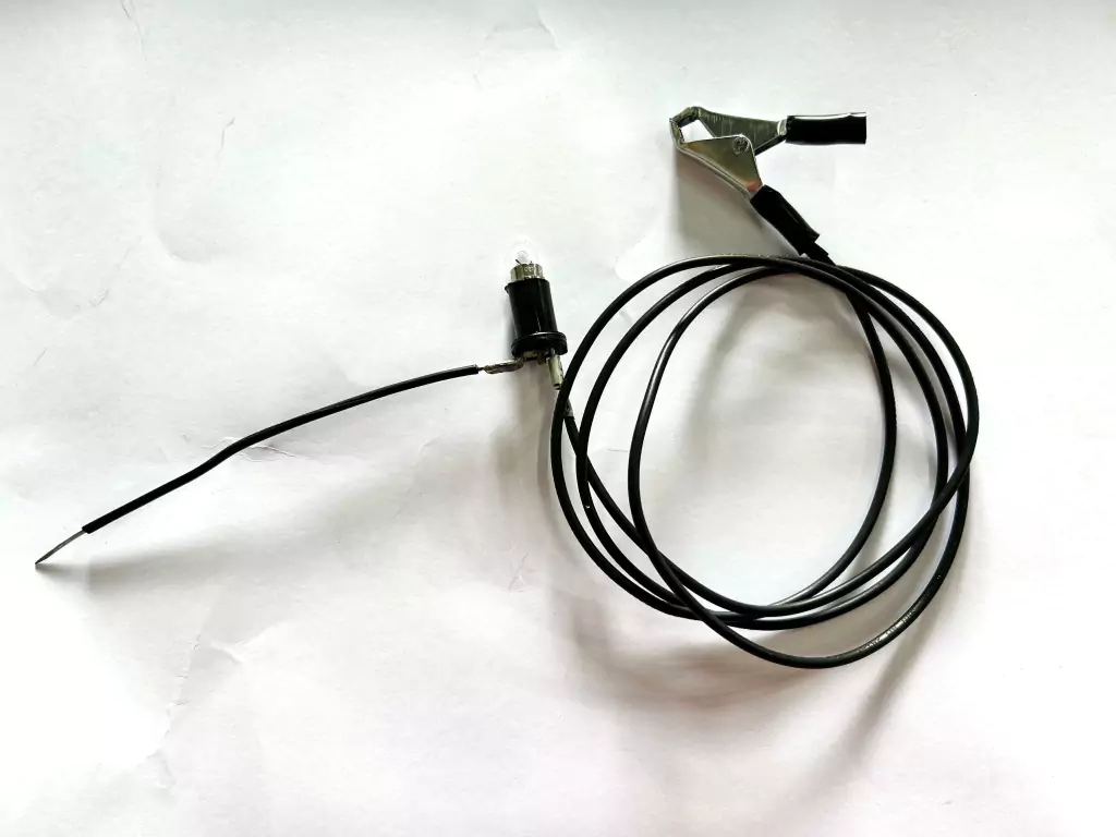 uma lampada de teste