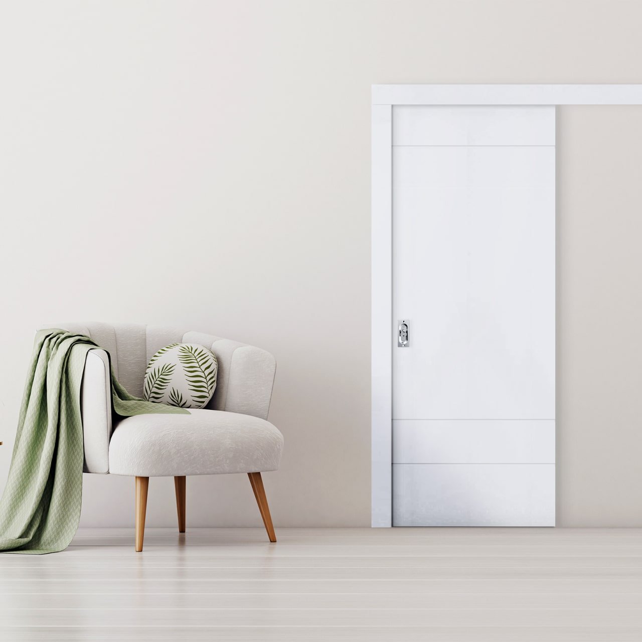 Como escolher o material ideal para sua porta de correr de quarto