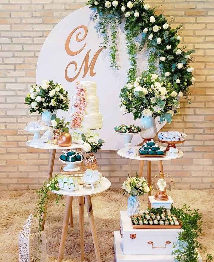 uma recepcao de casamento simples