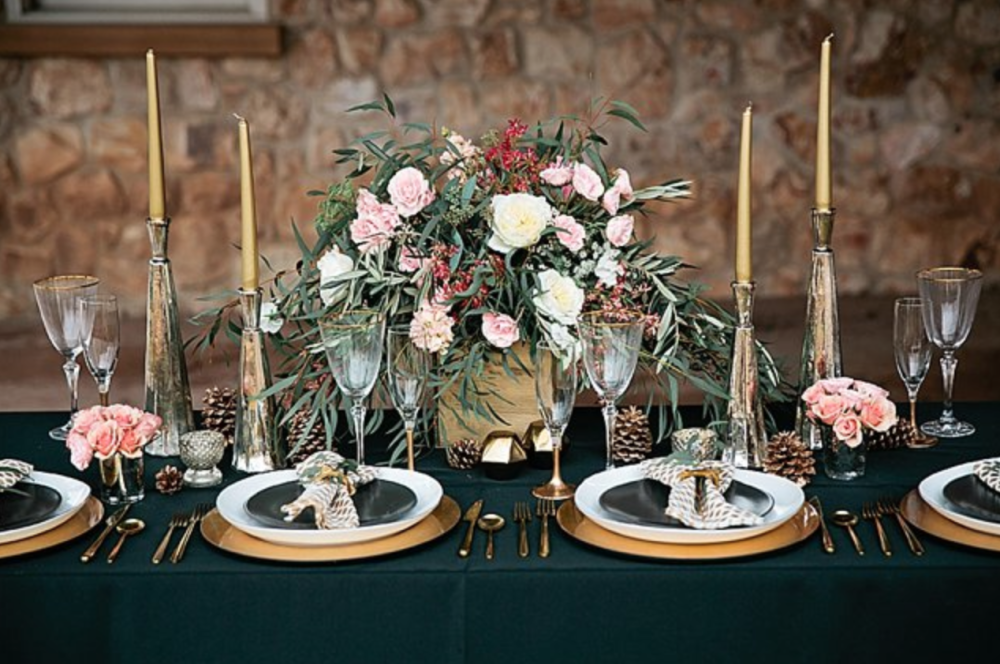 uma recepcao de casamento simples